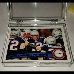 Rare 2011 Topps Patriots Complete Team Set. Nib.
